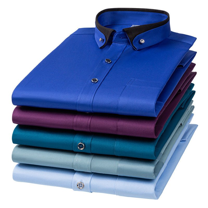 GENTLEFORM Shirt Classic Long-Sleeve Men's Shirt For Comfort And Style