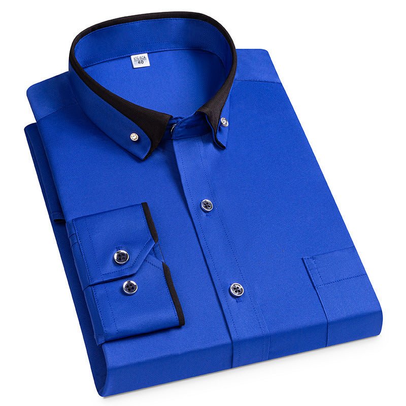 GENTLEFORM Shirt Classic Long-Sleeve Men's Shirt For Comfort And Style