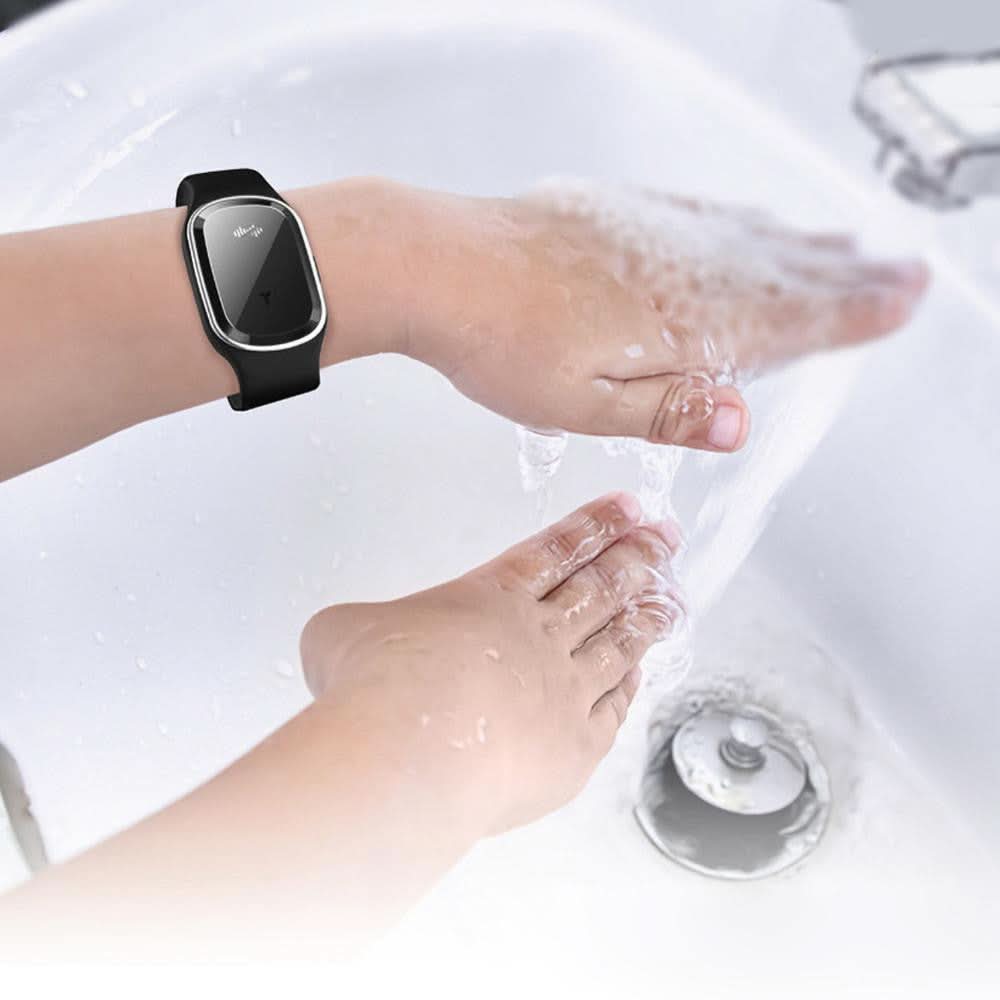 AeroGuard Ultrasonisk Myggeafvisende Armbånd til Udendørs Brug Genopladeligt Batteri