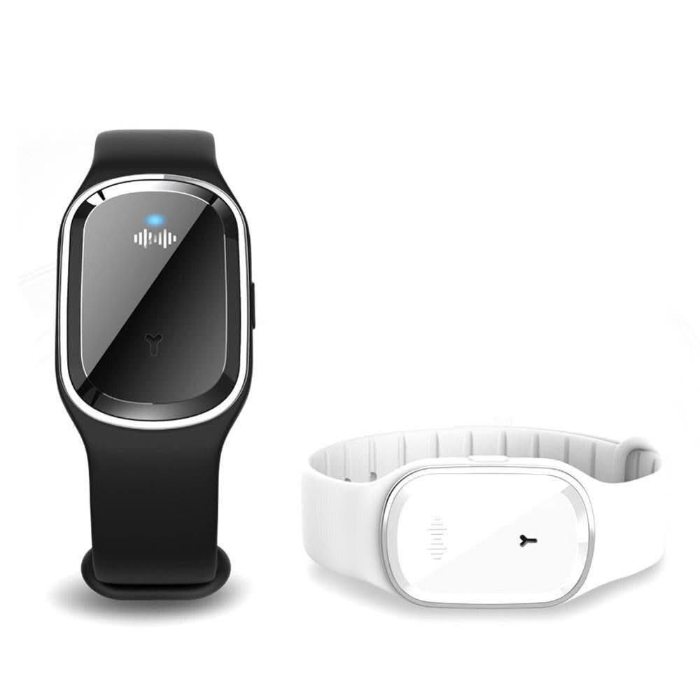 AeroGuard Ultraschall-Mückenabwehr-Armband für den Außenbereich mit wiederaufladbarem Akku