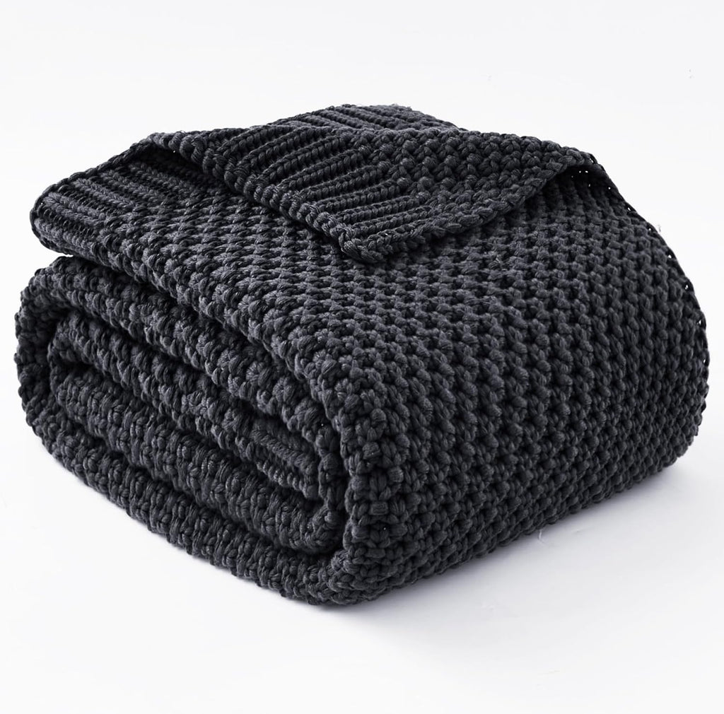 Cozy Comfort Weighted Blanket With Cooling Microfiber For Year Round Comfort