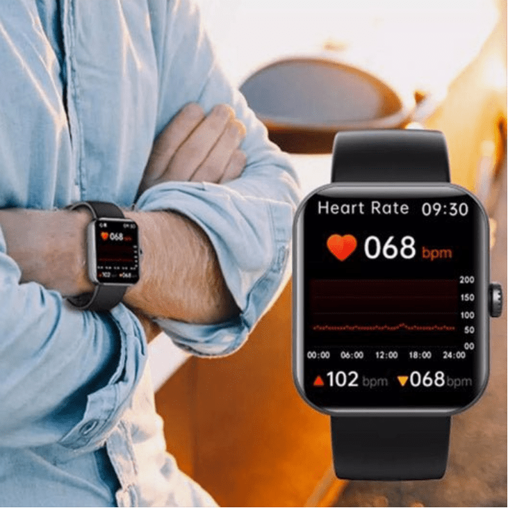 Health Smartwatch With Glucose Trend, Blood Pressure, Heart Rate And Sleep