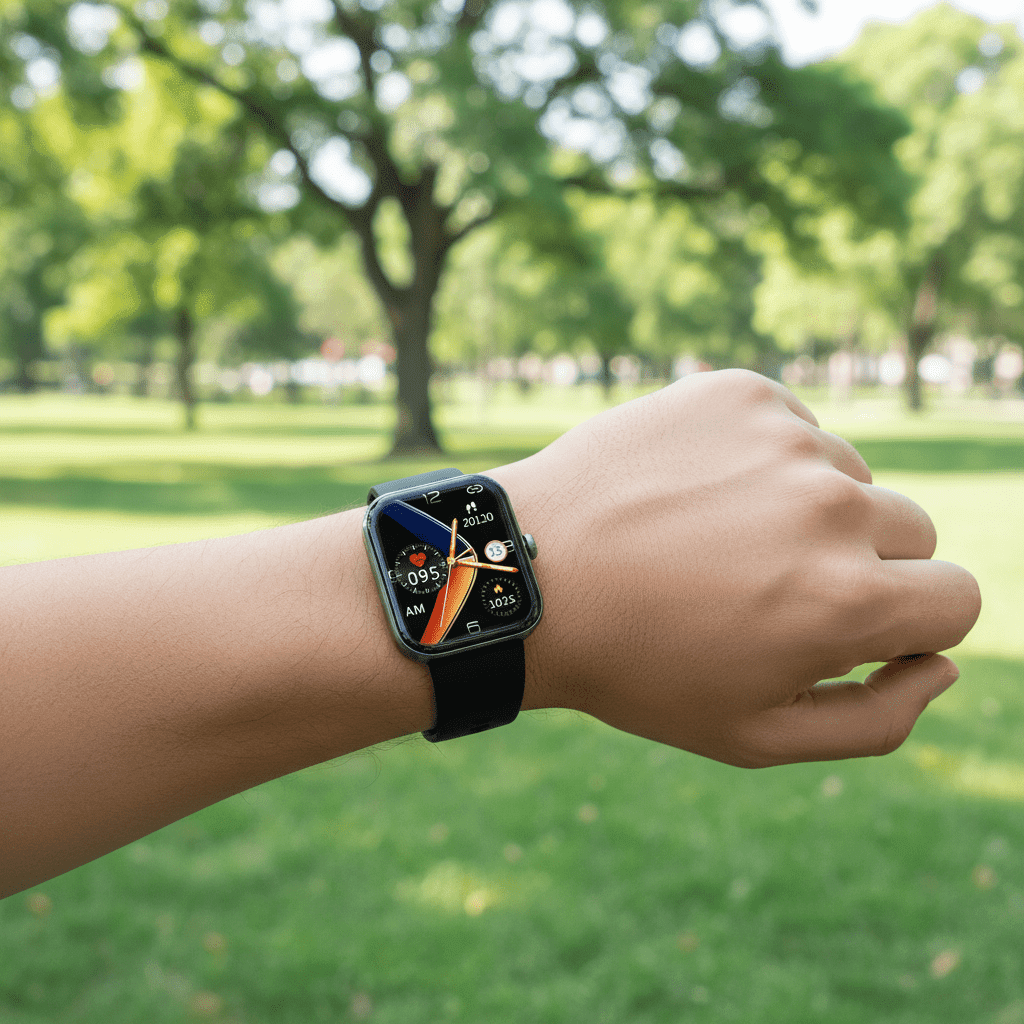 Health Smartwatch With Glucose Trend, Blood Pressure, Heart Rate And Sleep