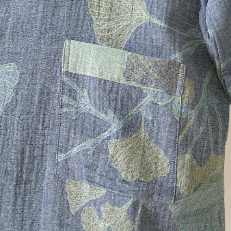 GINKORA Kimono župan z organické bavlny pro každodenní pohodlí
