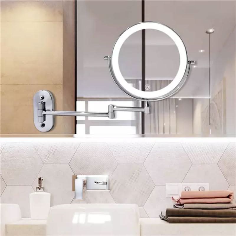 GLAMLITE Vanity LED Lamp With 5x Magnification And Adjustable Lighting