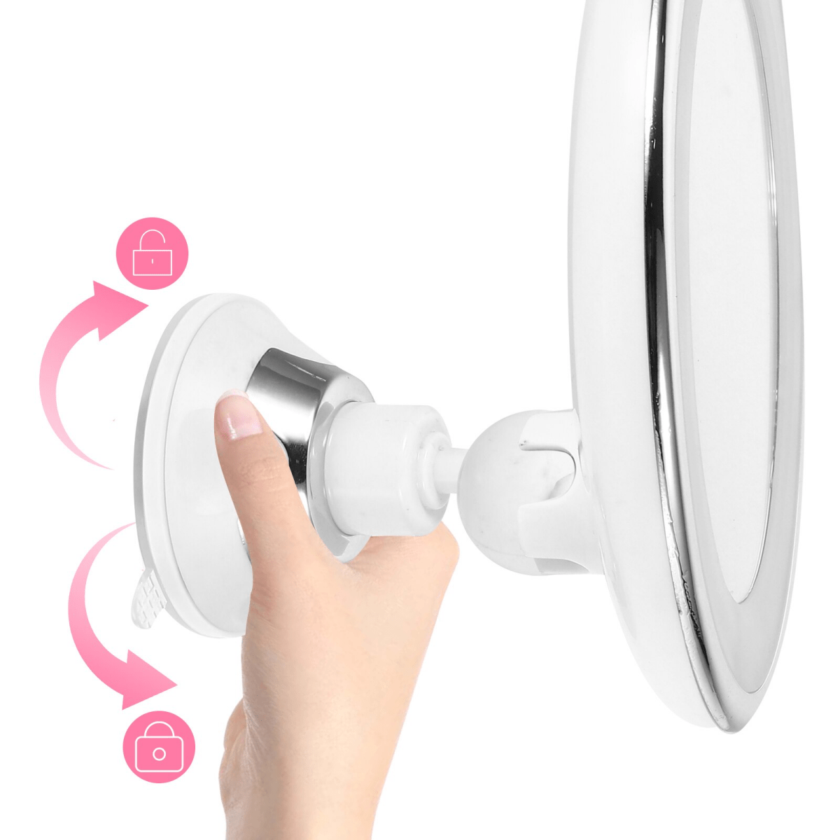 GLAMZOOM LED zrcátko s 10x zvětšením pro precizní líčení