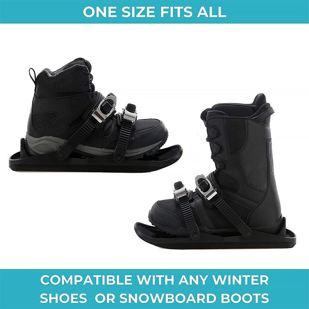 GLIDEWING Snow Skating Shoes Lightweight Portable Adjustable Footwear