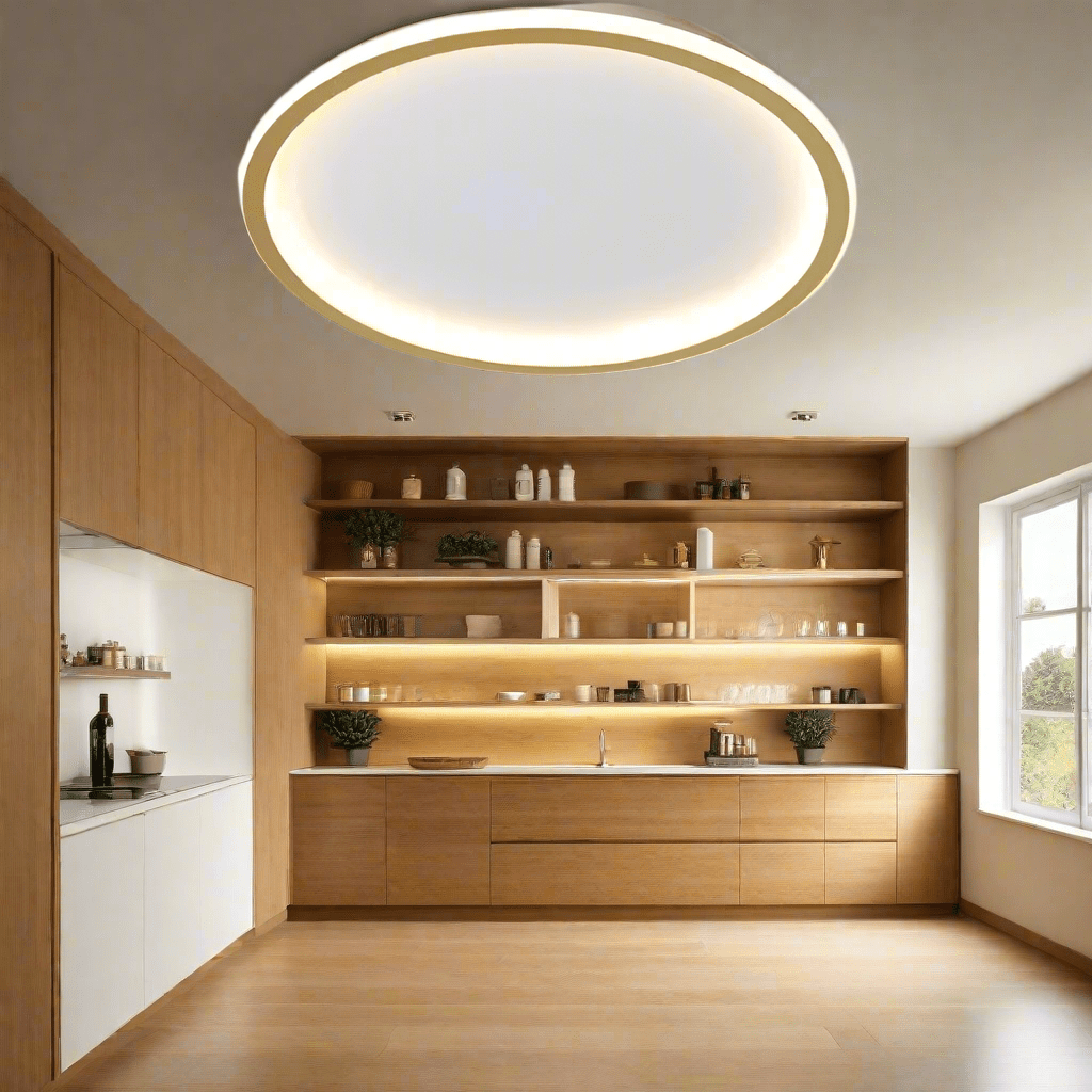 Glowlith Nordic LED Ceiling Light For Modern Glare-Free Lighting