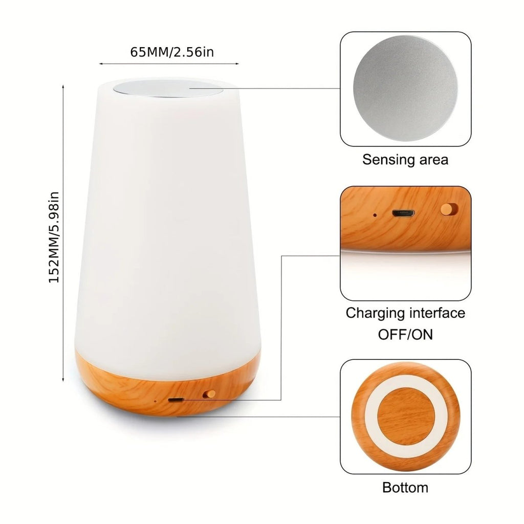 GLOWMATE Night Light Portable With Remote And Dimmer