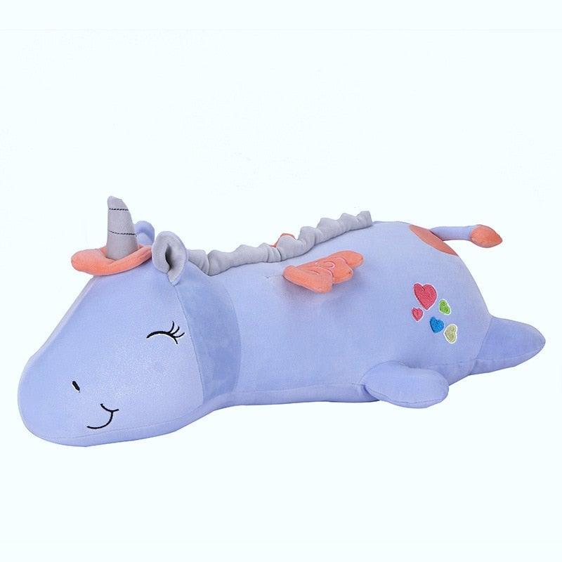 GLOWNIVA Multicolor LED Nightlight Unicorn Plush For Kids