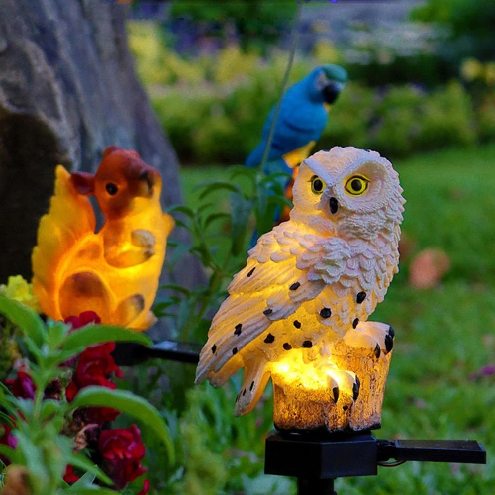 GLOWOWL Soluglelampe til haver, stier og gårdspladser