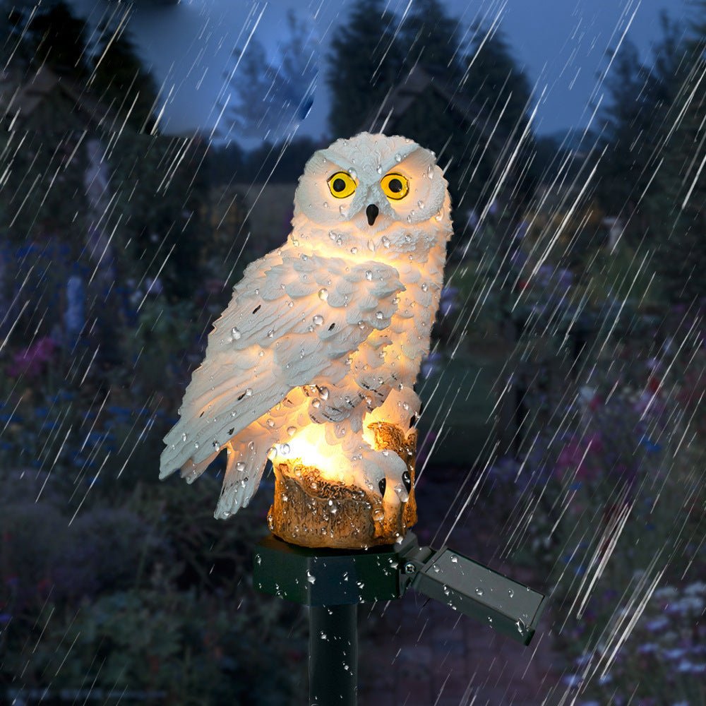 GLOWOWL Soluglelampe til haver, stier og gårdspladser