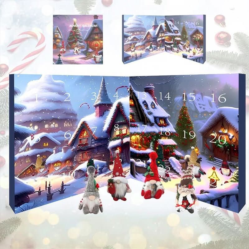 Gnomedays 2025 Handmade Soft Gnome Countdown Calendar For Christmas