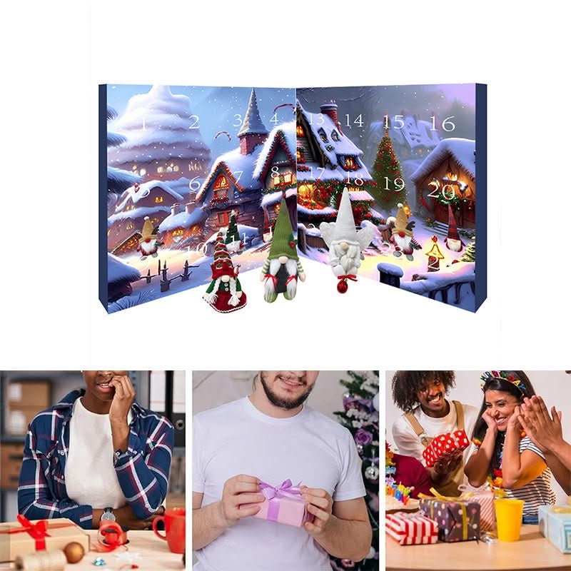 Gnomedays 2025 Handmade Soft Gnome Countdown Calendar For Christmas