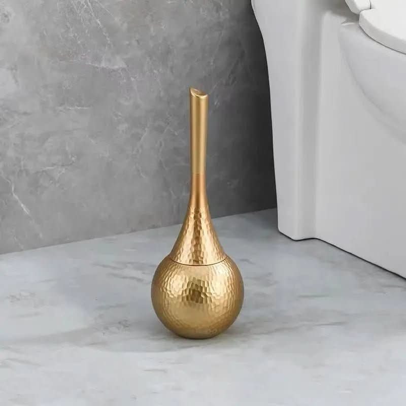 GOLDENLUXE Toilet Brush With Elegant Metallic Finish For Modern Bathrooms