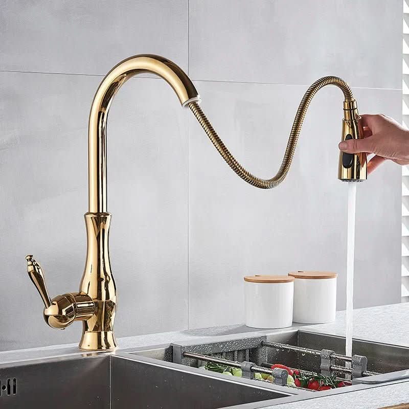 Goldstream Pull Out Kitchen Mixer With 360 Degree Rotation