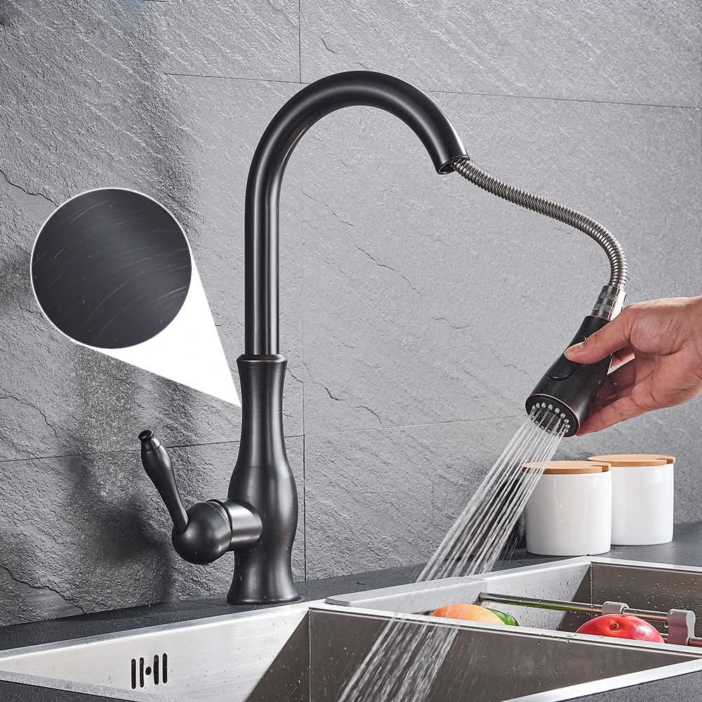 Goldstream Pull Out Kitchen Mixer With 360 Degree Rotation