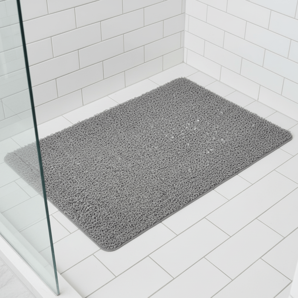 Tapis de Douche Antidérapant GripFlow à Séchage Rapide pour Salles de Bain Plus Sûres