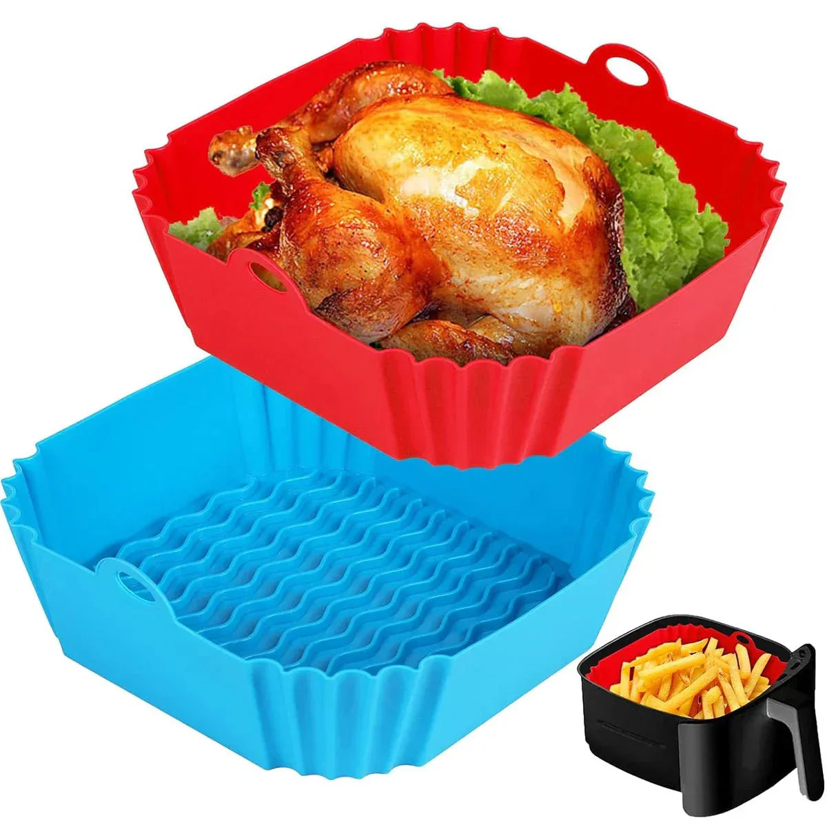 GRIPFRY silikonová vložka pro fritézy s bočními držadly pro čisté vaření