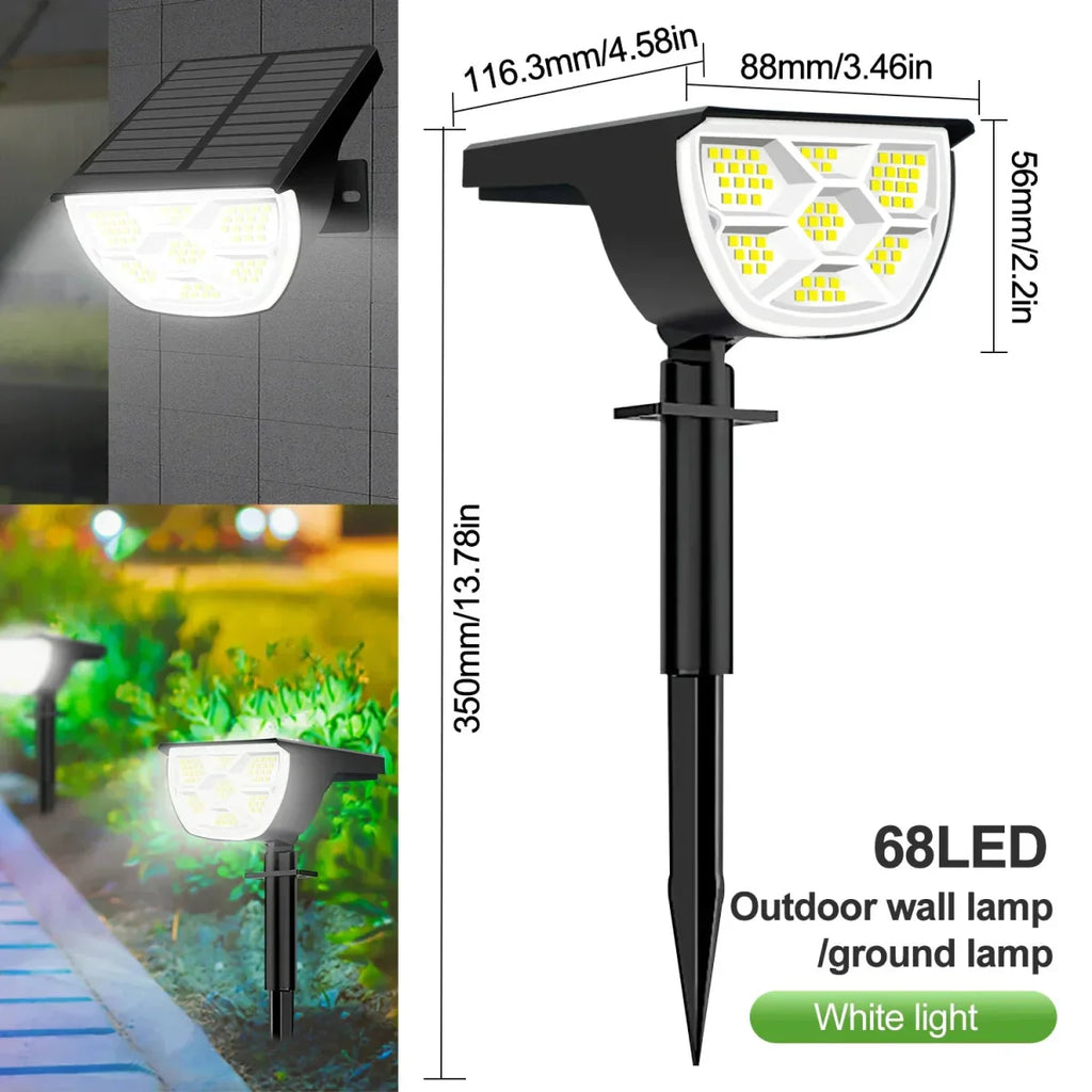 Lumières Paysagères Solaires GROVELUX avec Luminosité Réglable