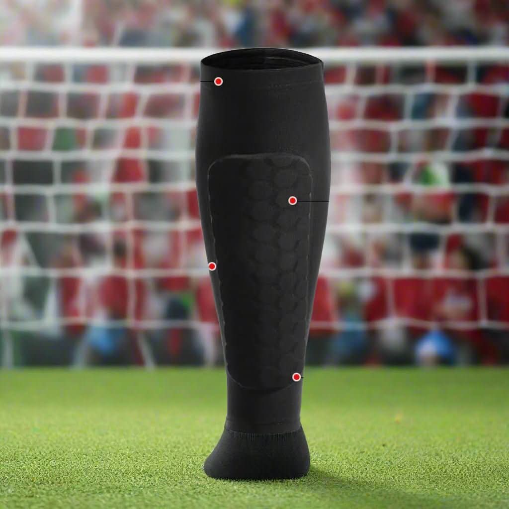 واقيات الساق PulseGuard X بتقنية الخلايا السداسية والضغط للتدريب