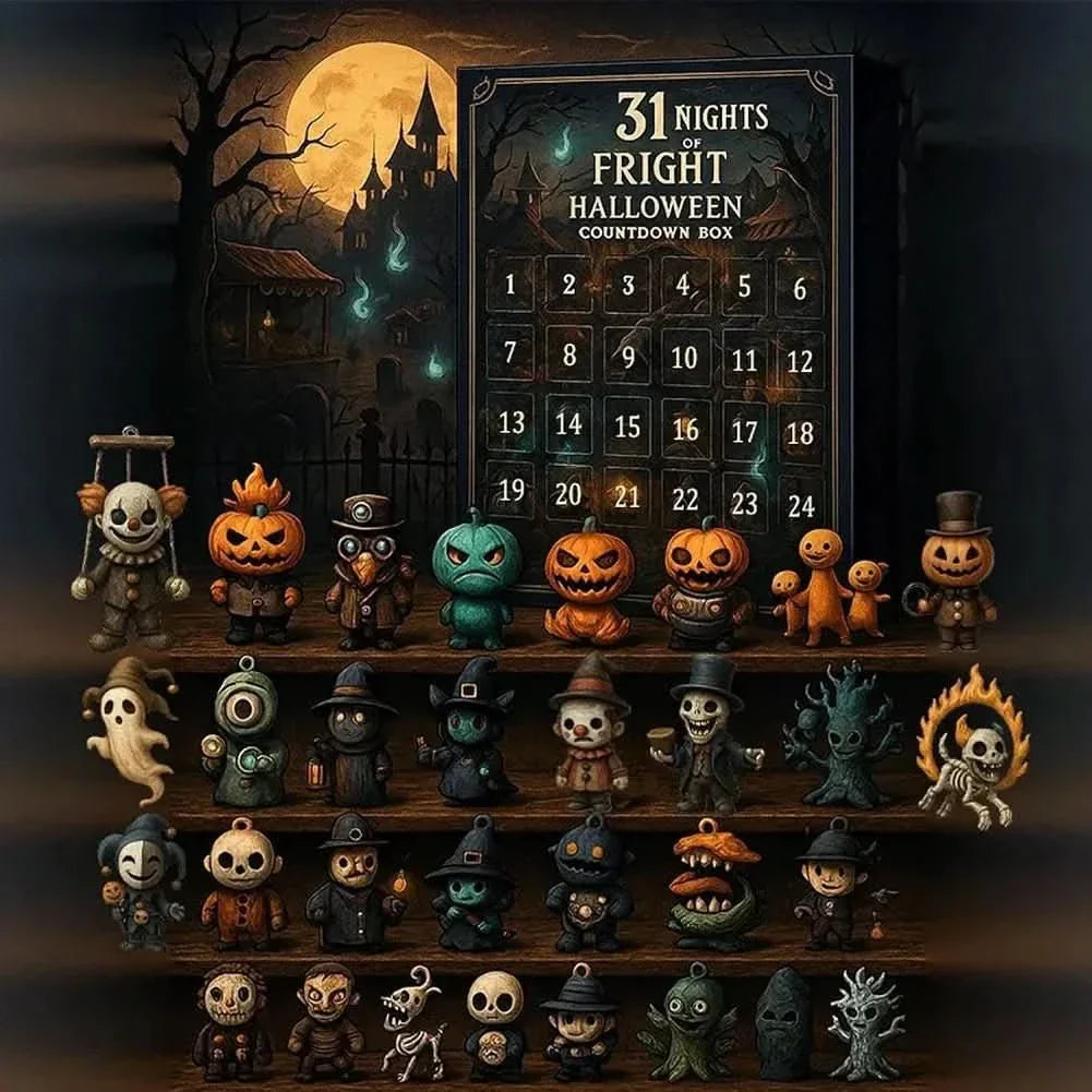 Adventní kalendář Halloween Countdown Box 31 Fright Nights pro děti
