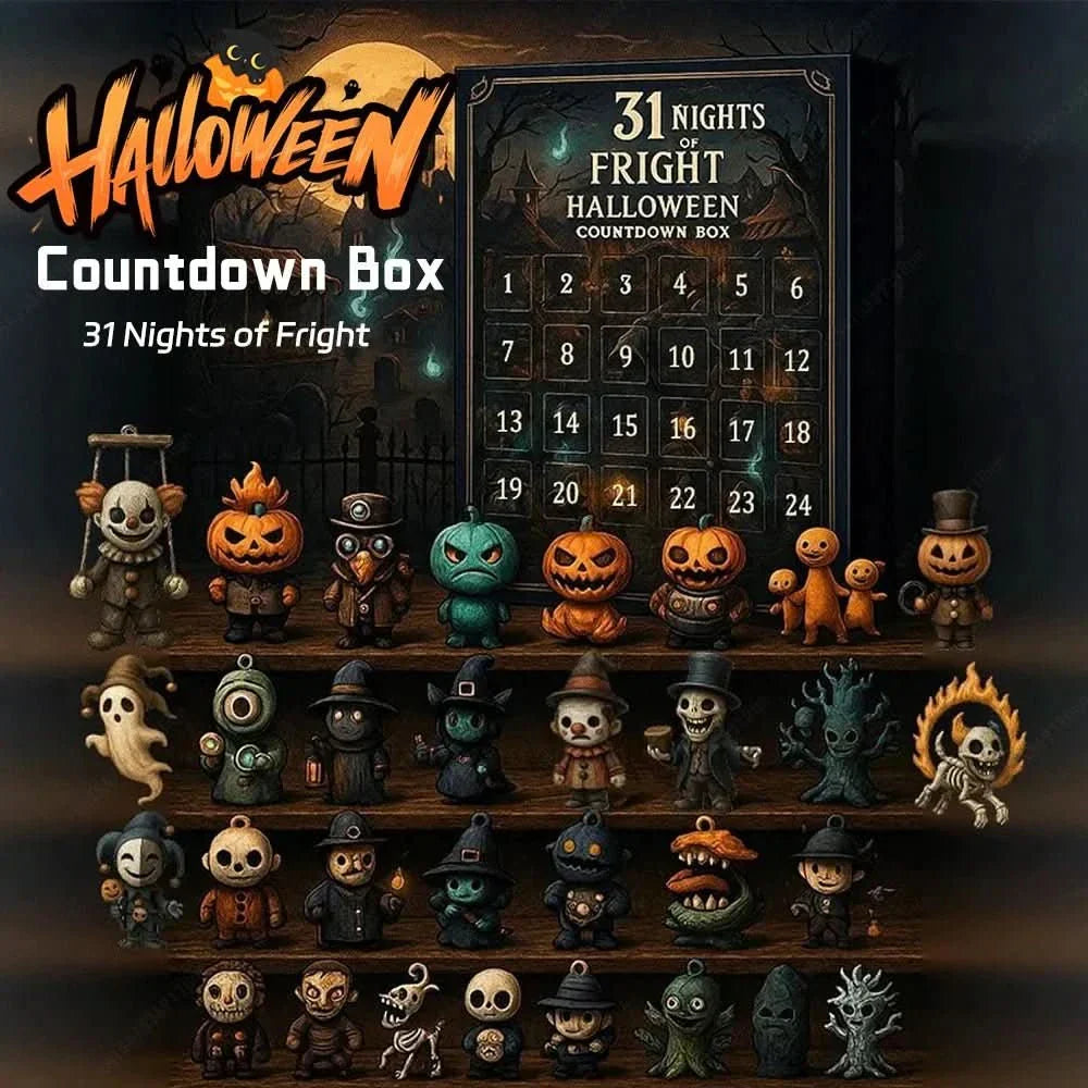 Adventní kalendář Halloween Countdown Box 31 Fright Nights pro děti