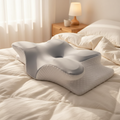 Health Pur Pillow With Contoured Memory Foam For Neck And Shoulder Relief
