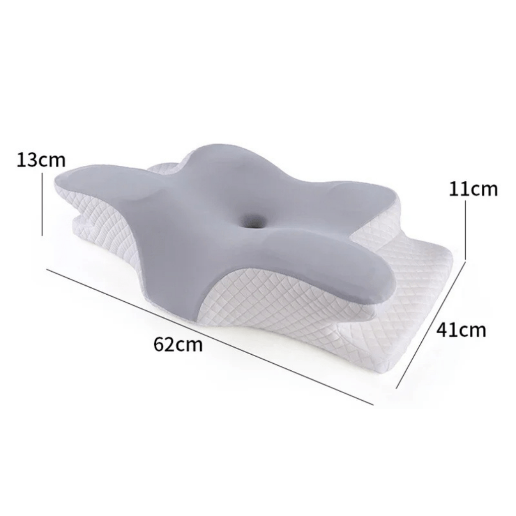 Health Pur Pillow With Contoured Memory Foam For Neck And Shoulder Relief