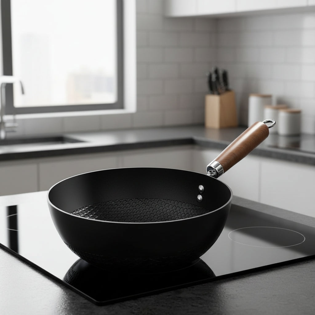 Heatforge Iron Wok zapewnia równomierne ciepło i wytrzymałość