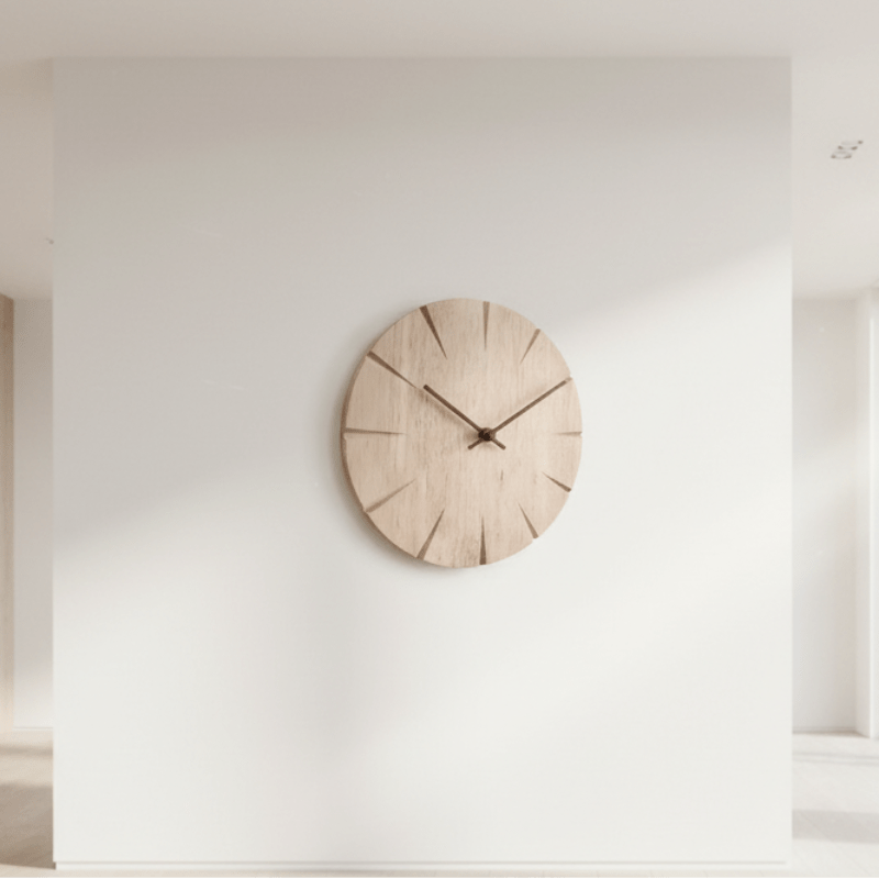 Heritagewood Massivholz-Uhr mit Pendelbewegung