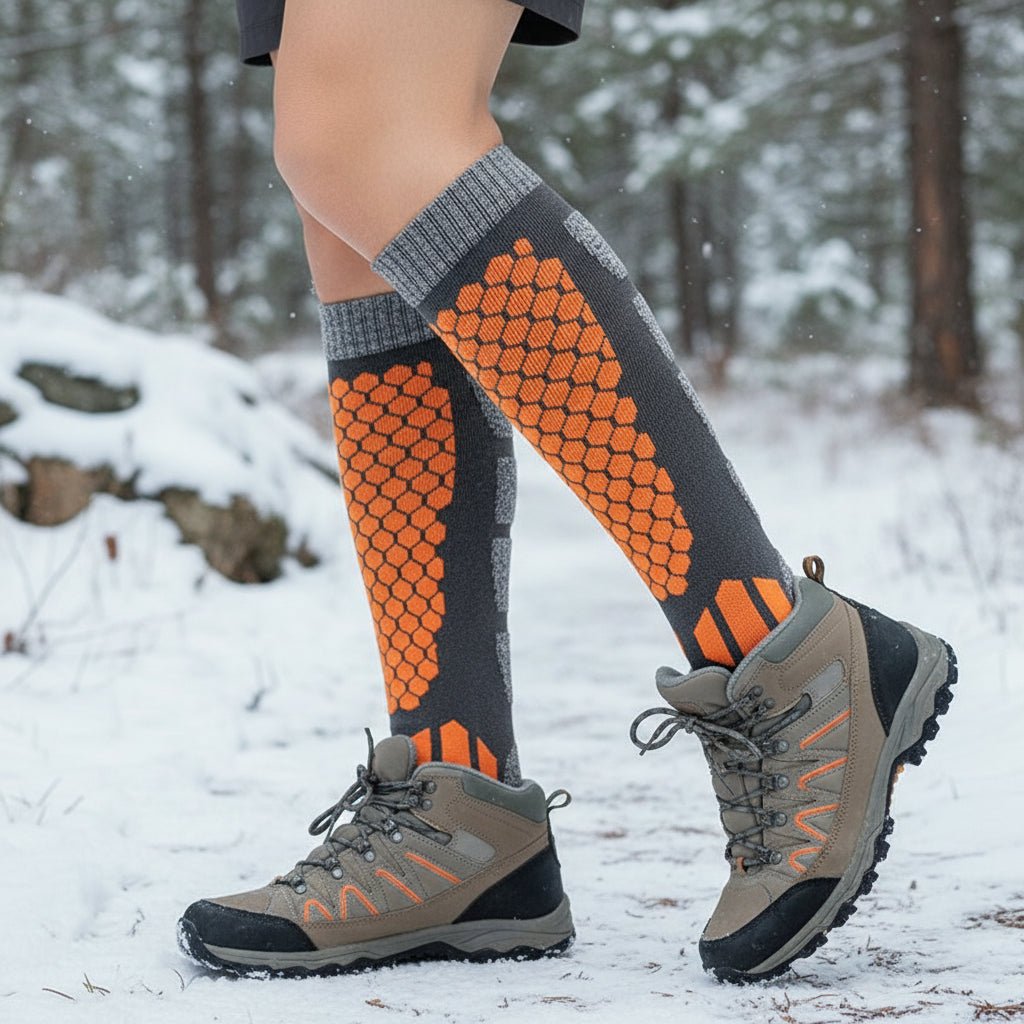Skarpety wełniane HIKEFROST do sportów zimowych, uniseks, w formie tuby