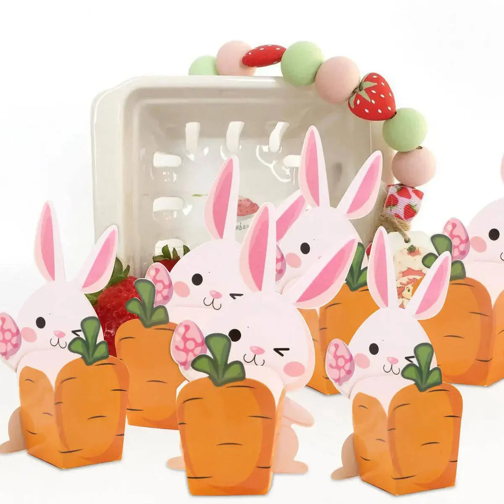 Scatole a forma di coniglio HOPPYCONE per dolcetti di carota di Pasqua