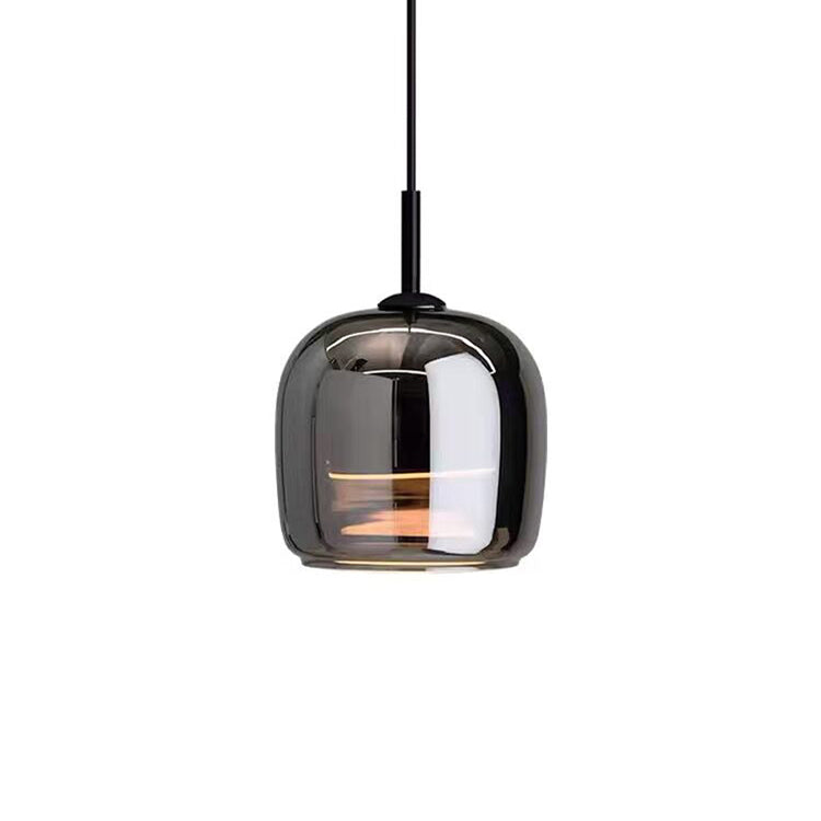 Noctra | Black Glass Hanging Lamp | Orntli