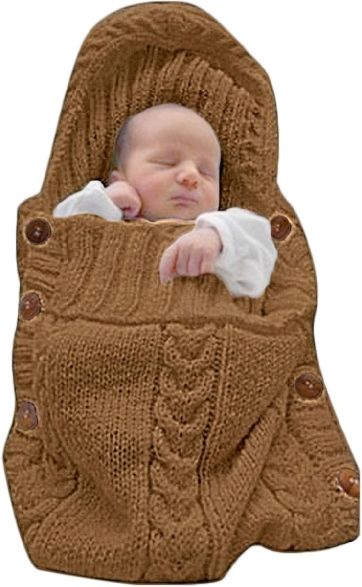 Hugnest Babytragetuch in Beige für Neugeborenenkomfort und Wärme