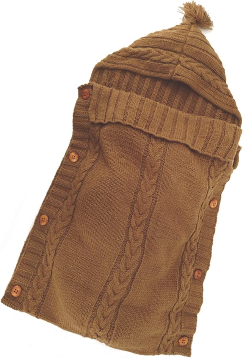 Hugnest Babytragetuch in Beige für Neugeborenenkomfort und Wärme