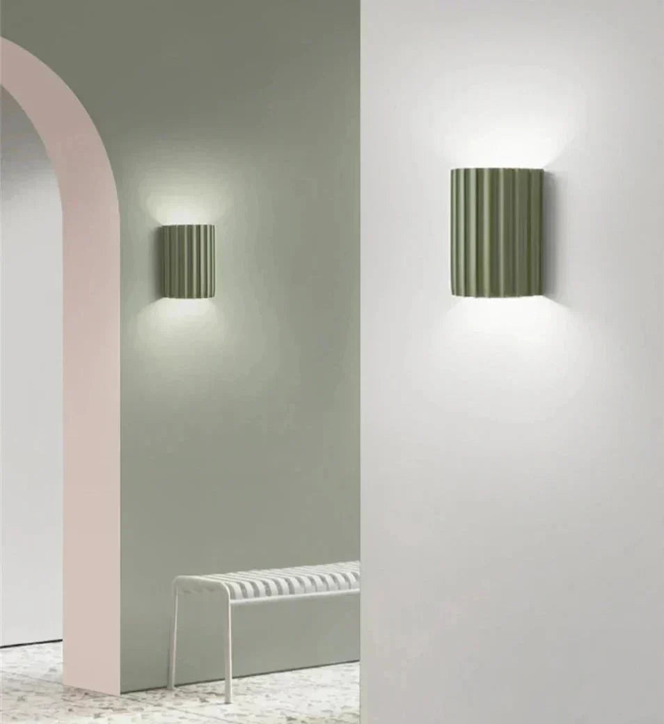 LumaNova Resin Wall Light for Modern Living Spaces