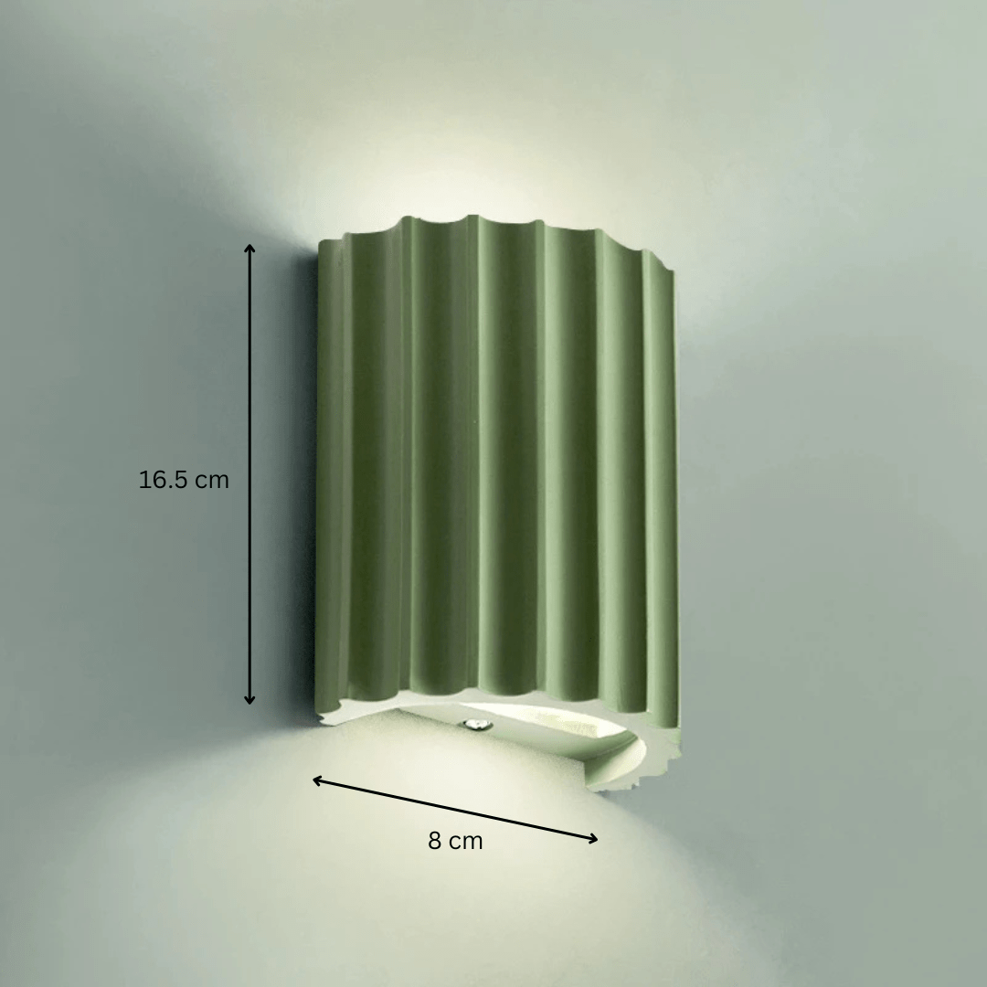 LumaNova Resin Wall Light for Modern Living Spaces