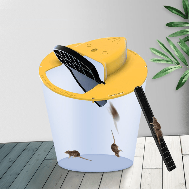 Trappola a Secchio ECOCATCH con Coperchio per Rilascio Sicuro di Più Topi