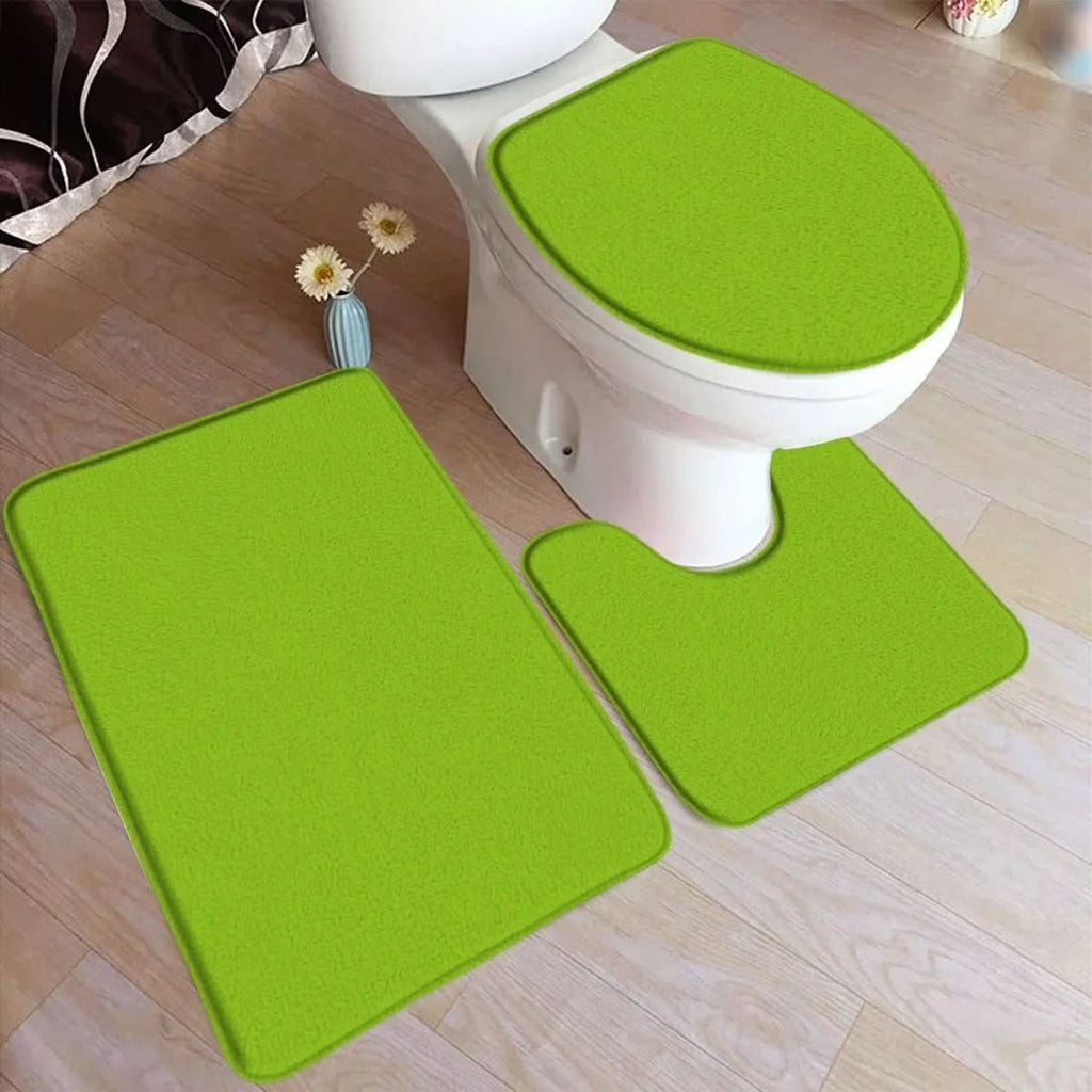 HydraMat Non Slip Bath Mat Set Three Piece For Comfort And Safety