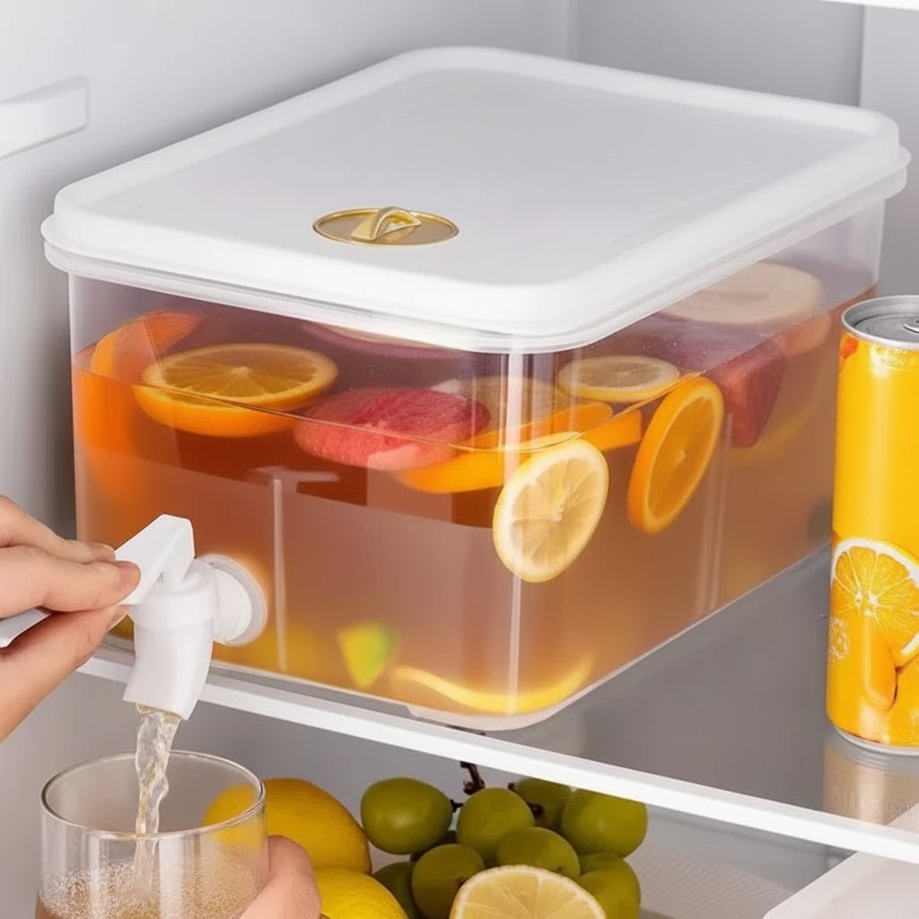 موزع مياه بارد HYDRATANK بسعة 5 لتر مع صنبور سهل الصب وجسم بلاستيكي من البولي بروبيلين