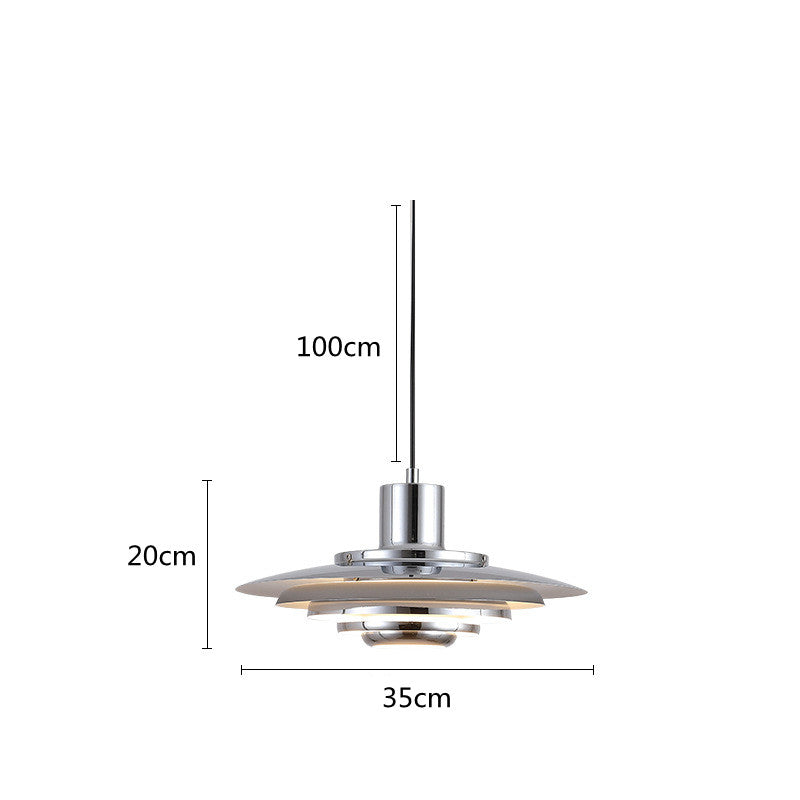 Nordal - nowoczesna lampa wisząca z aluminium