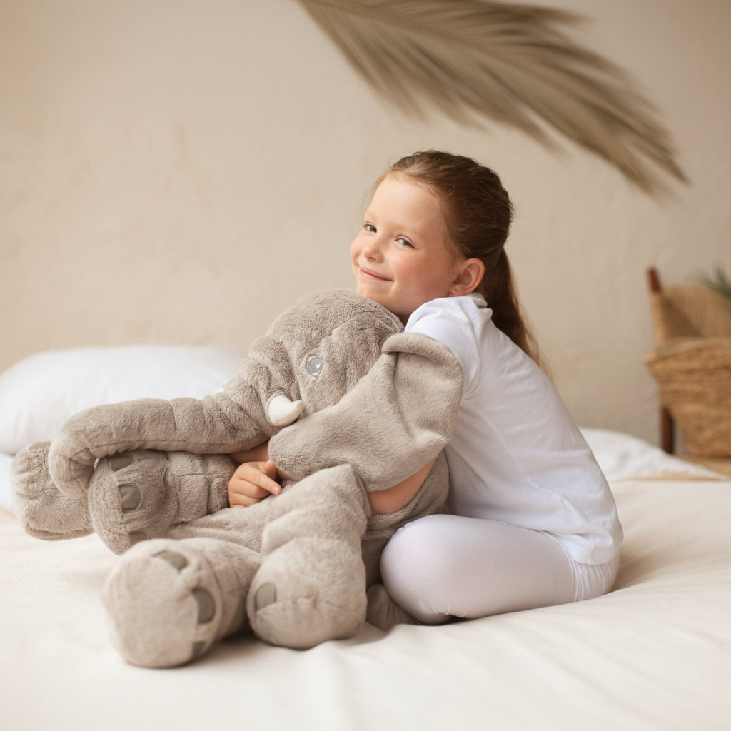 Elefant myk kosepute for babyer og barn, supermyk komfort