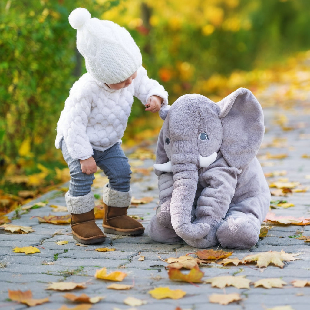 Elefant myk kosepute for babyer og barn, supermyk komfort