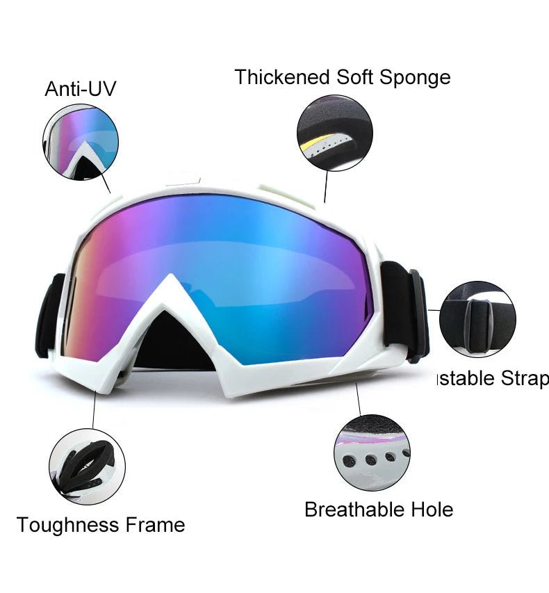 ICEVISION Windproof Ski Goggles With Anti-Fog For Clear Winter Vision