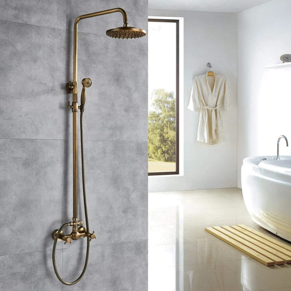 Luxury Antique Brass Shower Faucet