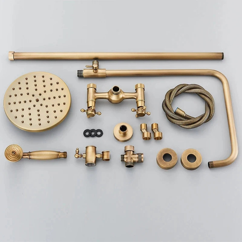Luxury Antique Brass Shower Faucet