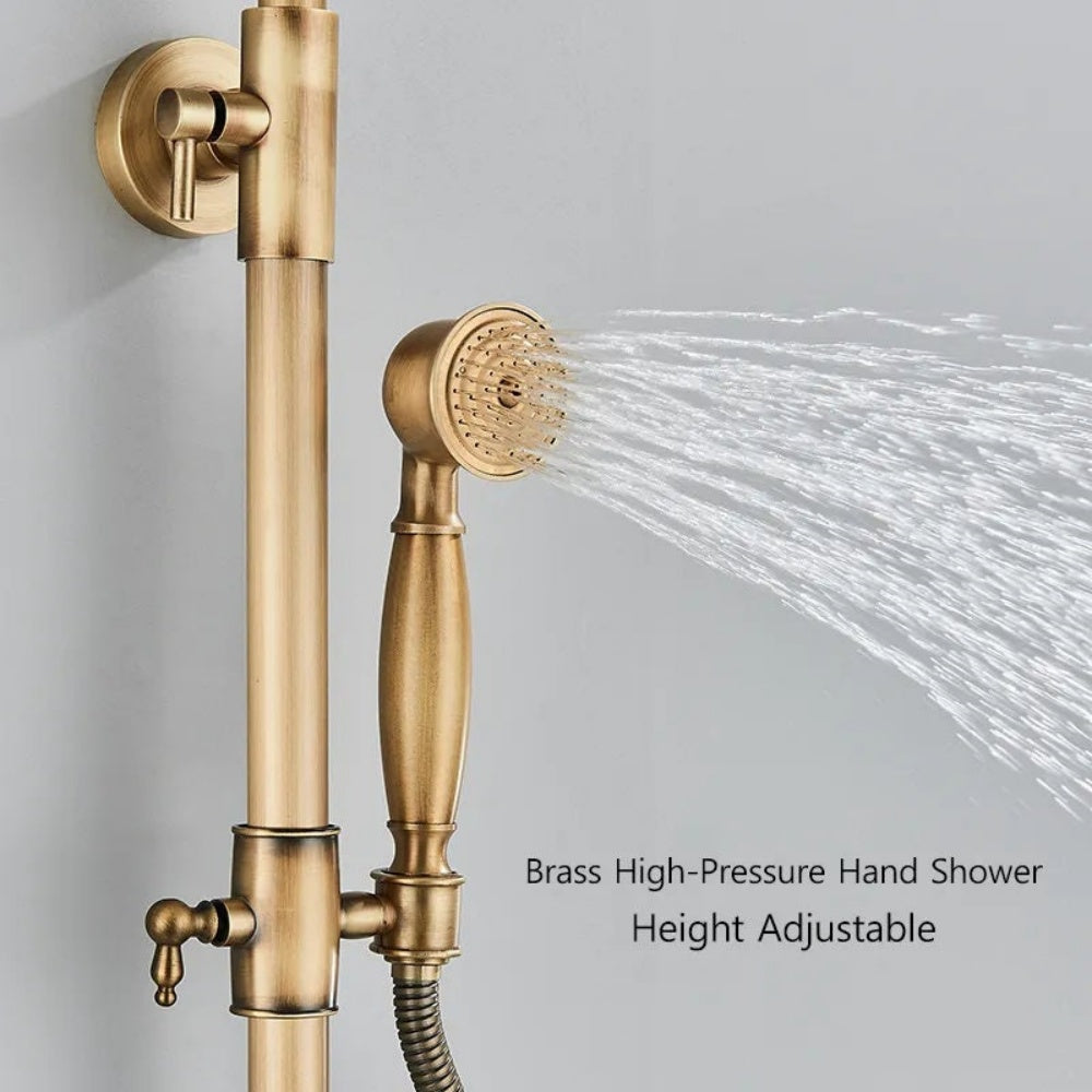 Luxury Antique Brass Shower Faucet