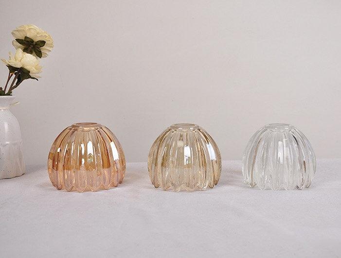 LumiPetal Vintage Üveg Virág Függeszték LED Világítással Izzóval