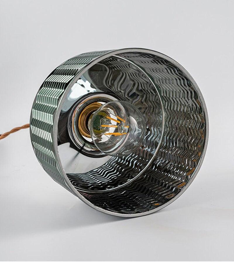 Lámpara Colgante Cilíndrica de Vidrio Verde Lumora con Bombilla LED Incluida